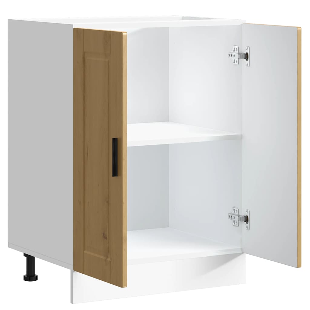 vidaXL ντουλάπι βάσης κουζίνας Porto Δρυς τεχνίτης κατασκευασμένο ξύλο