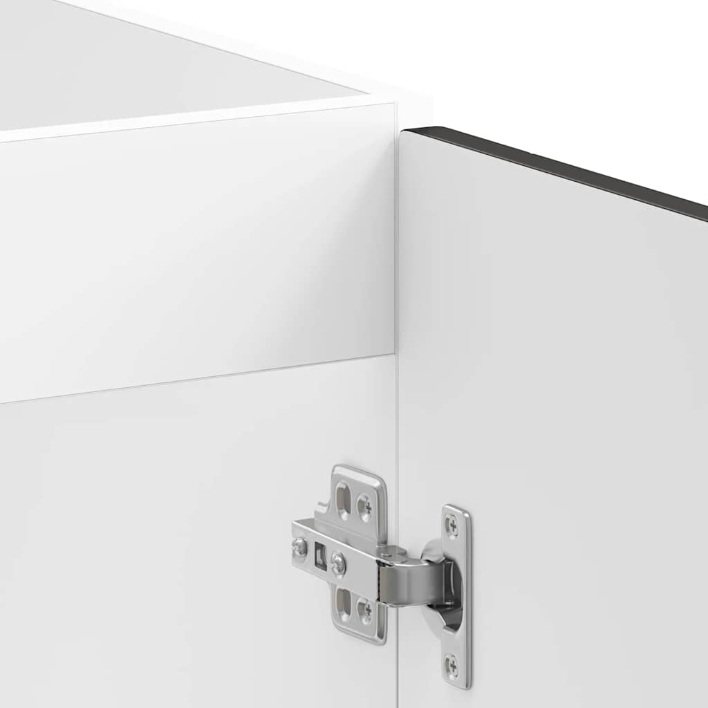 vidaXL Ντουλάπι βάσης νεροχύτη Porto Μαύρο 80x46x81,5 cm