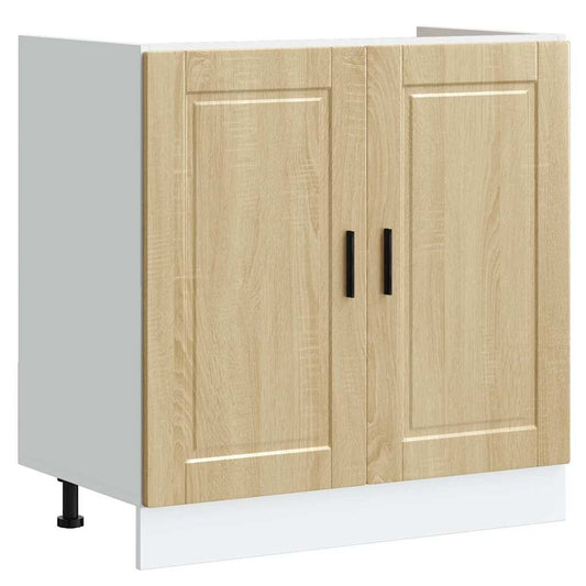 vidaXL Ντουλάπι βάσης νεροχύτη Porto Δρυς sonoma 80x46x81,5 cm