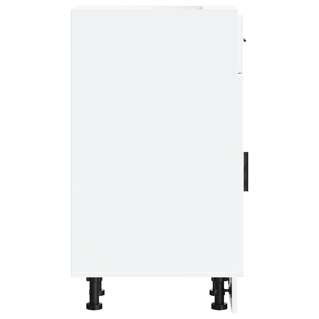 vidaXL ντουλάπι βάσης κουζίνας Porto Λευκό κατασκευασμένο ξύλο