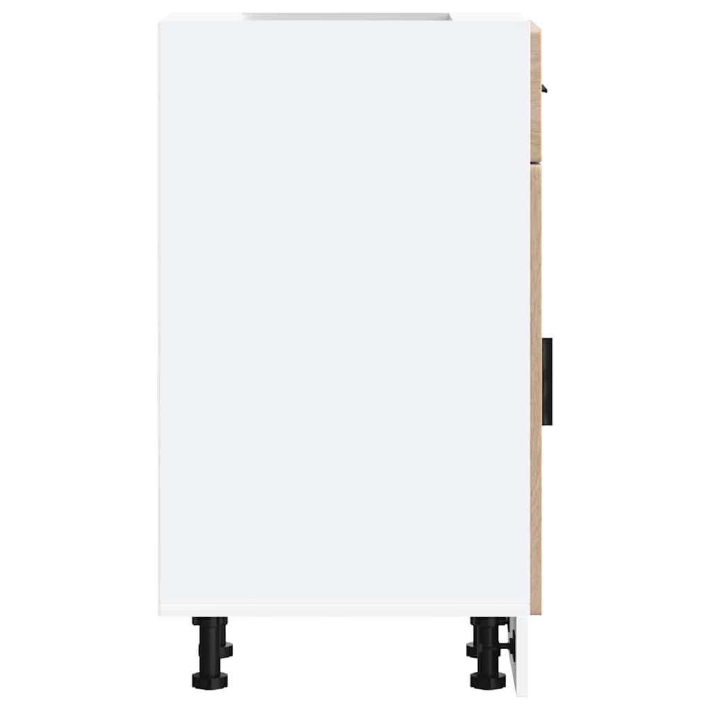 vidaXL ντουλάπι βάσης κουζίνας Porto Δρυς sonoma κατασκευασμένο ξύλο