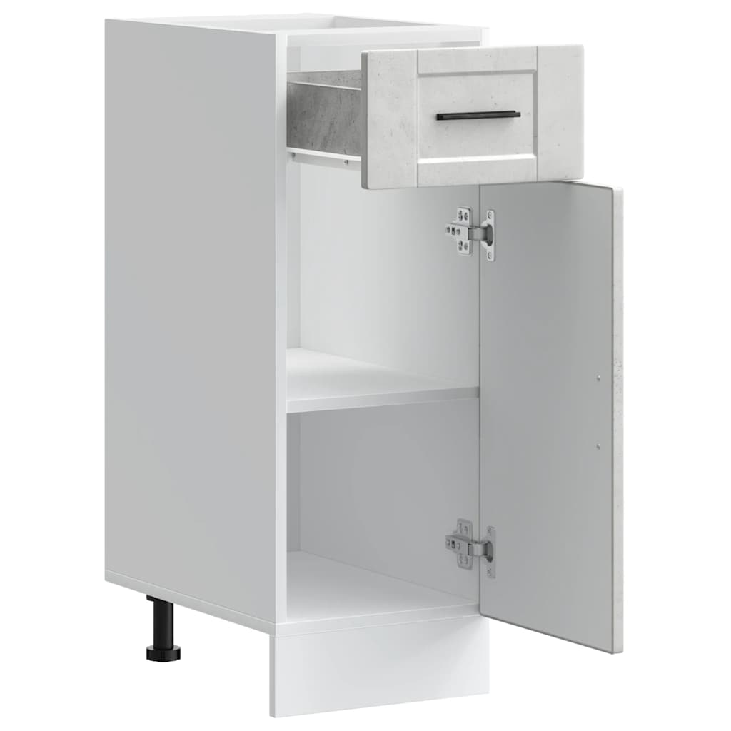 vidaXL ντουλάπι βάσης κουζίνας Porto Μπετόν Γκρι κατασκευασμένο ξύλο