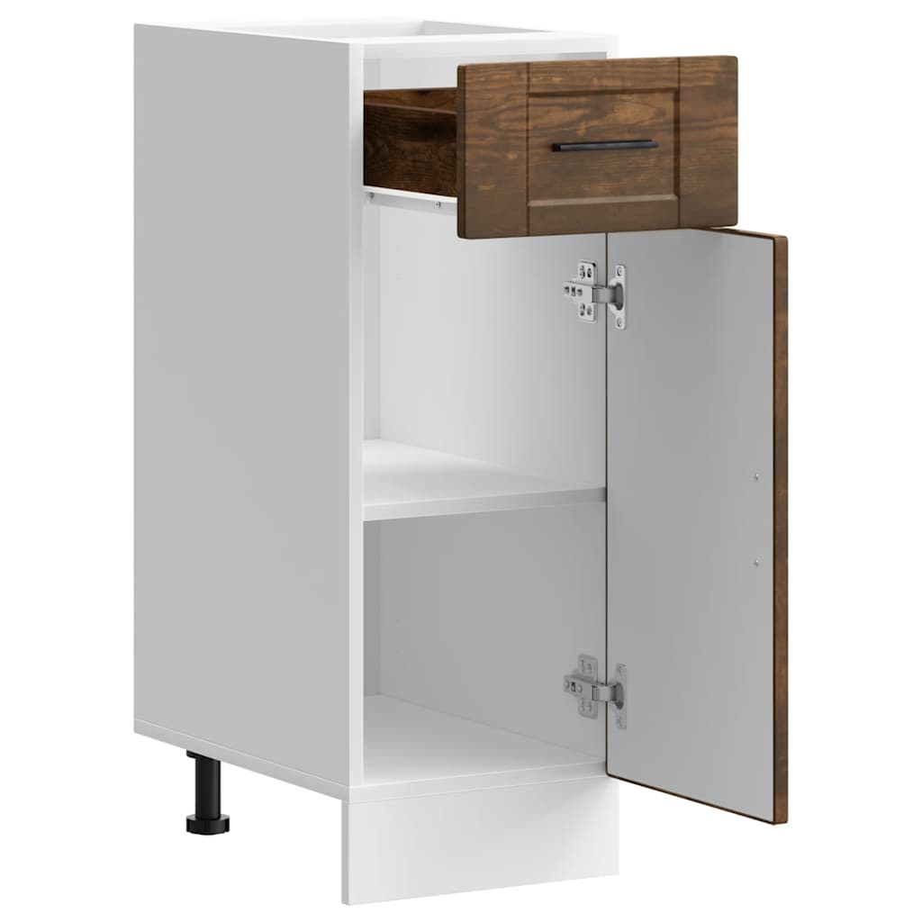 vidaXL ντουλάπι βάσης κουζίνας Porto Καπνιστή βελανιδιά