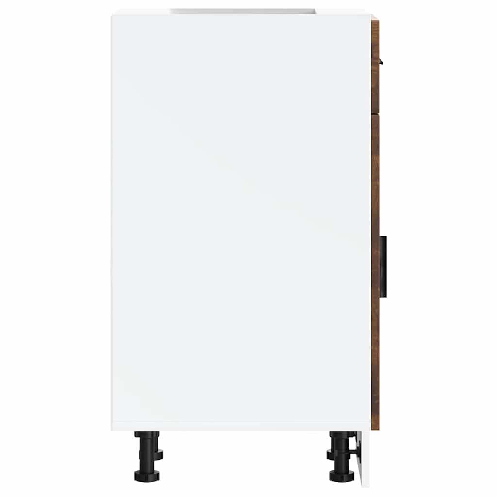 vidaXL ντουλάπι βάσης κουζίνας Porto Καπνιστή βελανιδιά