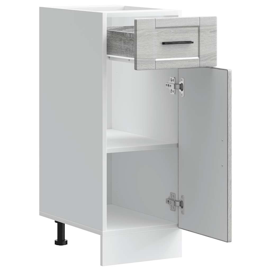 vidaXL ντουλάπι βάσης κουζίνας Porto Γκρίζο Σονόμα κατασκευασμένο ξύλο