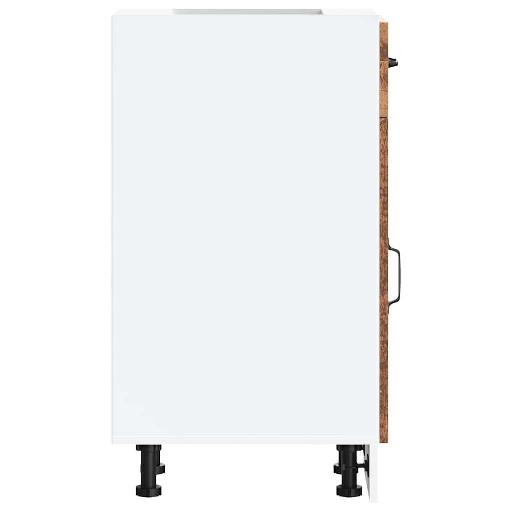 vidaXL ντουλάπι βάσης κουζίνας Porto Παλαιό ξύλο κατασκευασμένο ξύλο