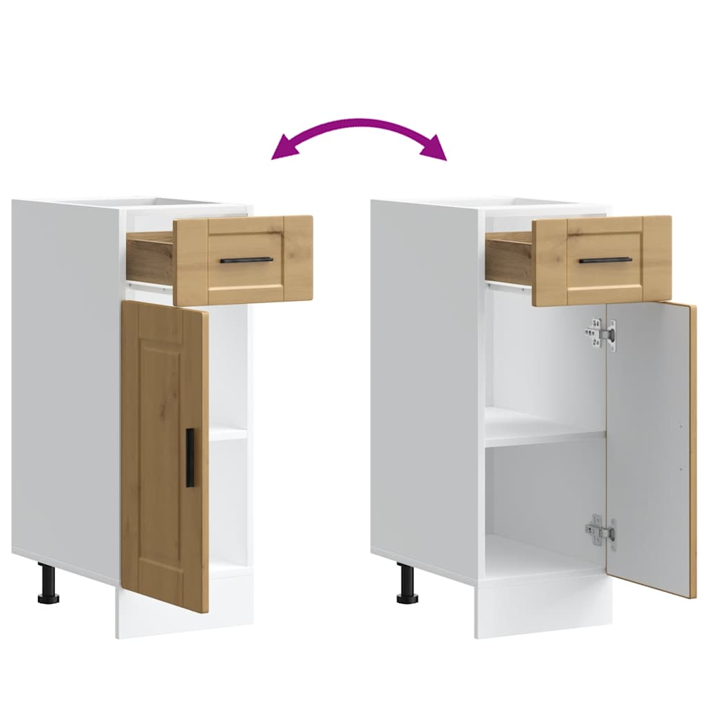 vidaXL ντουλάπι βάσης κουζίνας Porto Δρυς τεχνίτης κατασκευασμένο ξύλο