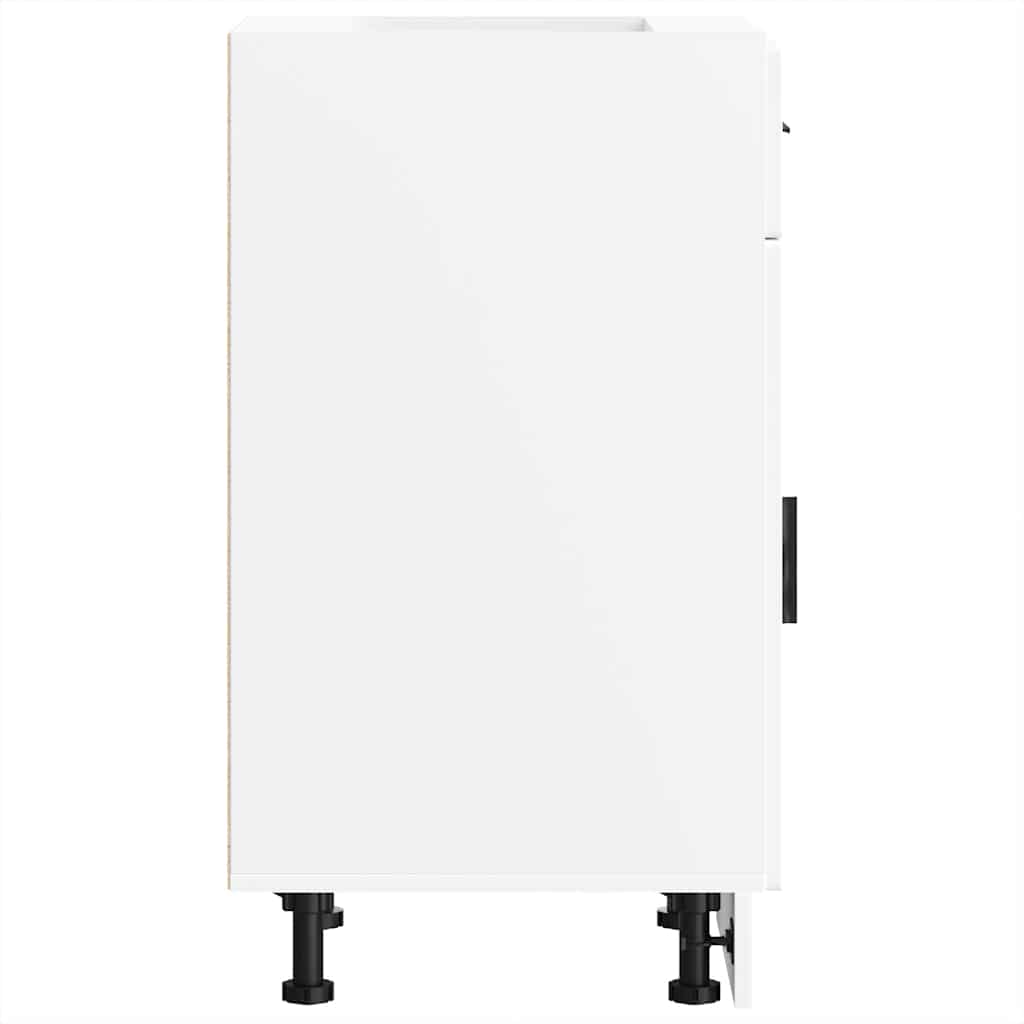 vidaXL ντουλάπι βάσης κουζίνας Porto Λευκό κατασκευασμένο ξύλο