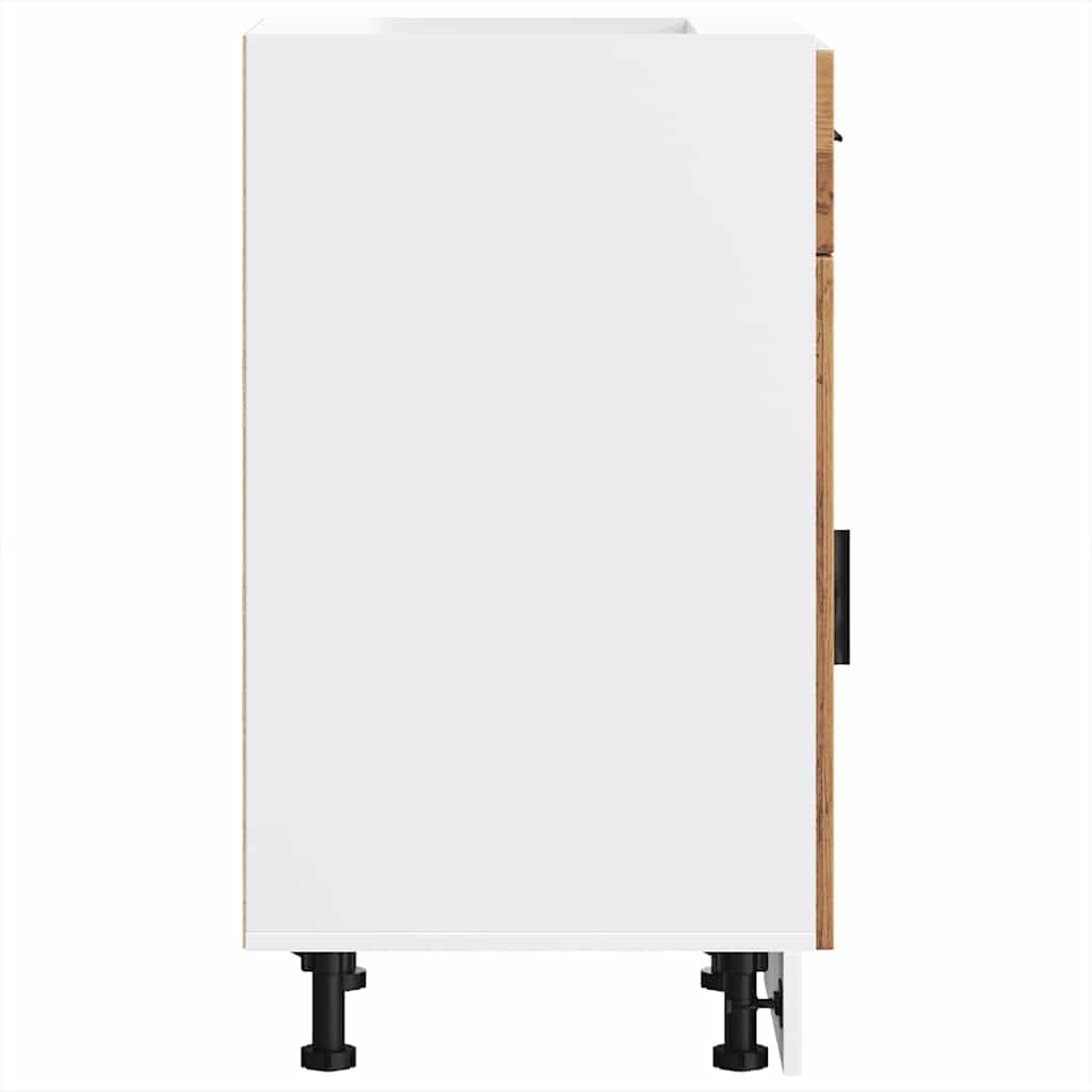 vidaXL ντουλάπι βάσης κουζίνας Porto Παλαιό ξύλο κατασκευασμένο ξύλο