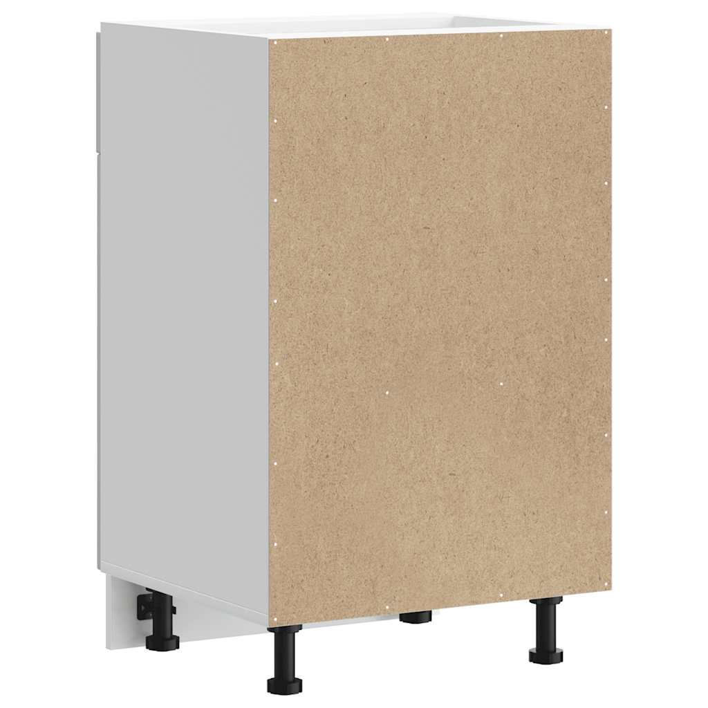 vidaXL ντουλάπι βάσης κουζίνας Porto Λευκό Υψηλής στιλπνότητας