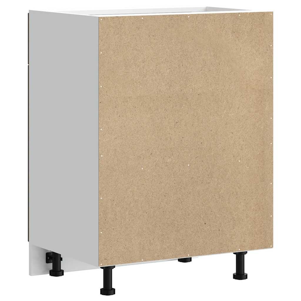 vidaXL ντουλάπι βάσης κουζίνας Porto Καφέ Δρυς κατασκευασμένο ξύλο