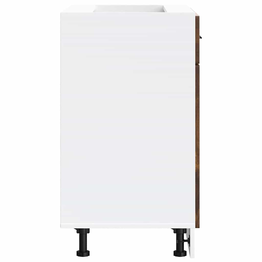 vidaXL ντουλάπι βάσης κουζίνας Porto Καπνιστή βελανιδιά