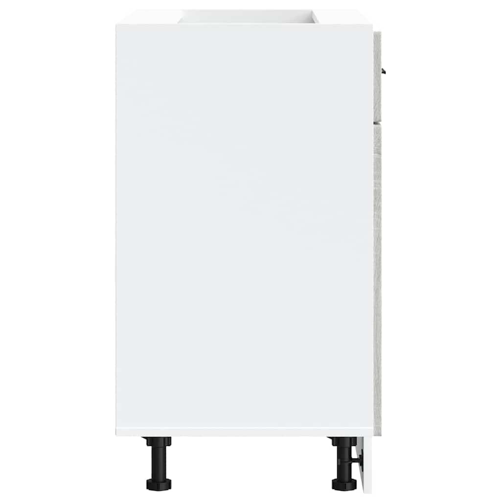 vidaXL ντουλάπι βάσης κουζίνας Porto Γκρίζο Σονόμα κατασκευασμένο ξύλο