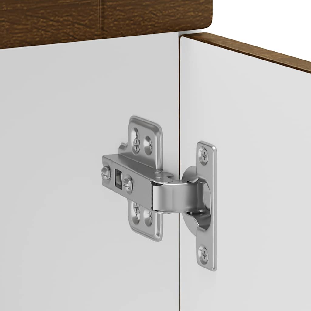 vidaXL ντουλάπι βάσης κουζίνας Porto Καφέ Δρυς κατασκευασμένο ξύλο