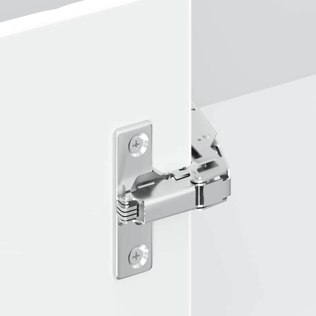 vidaXL Γωνιακό ντουλάπι βάσης κουζίνας Porto Λευκό Επεξεργασμένο Ξύλο