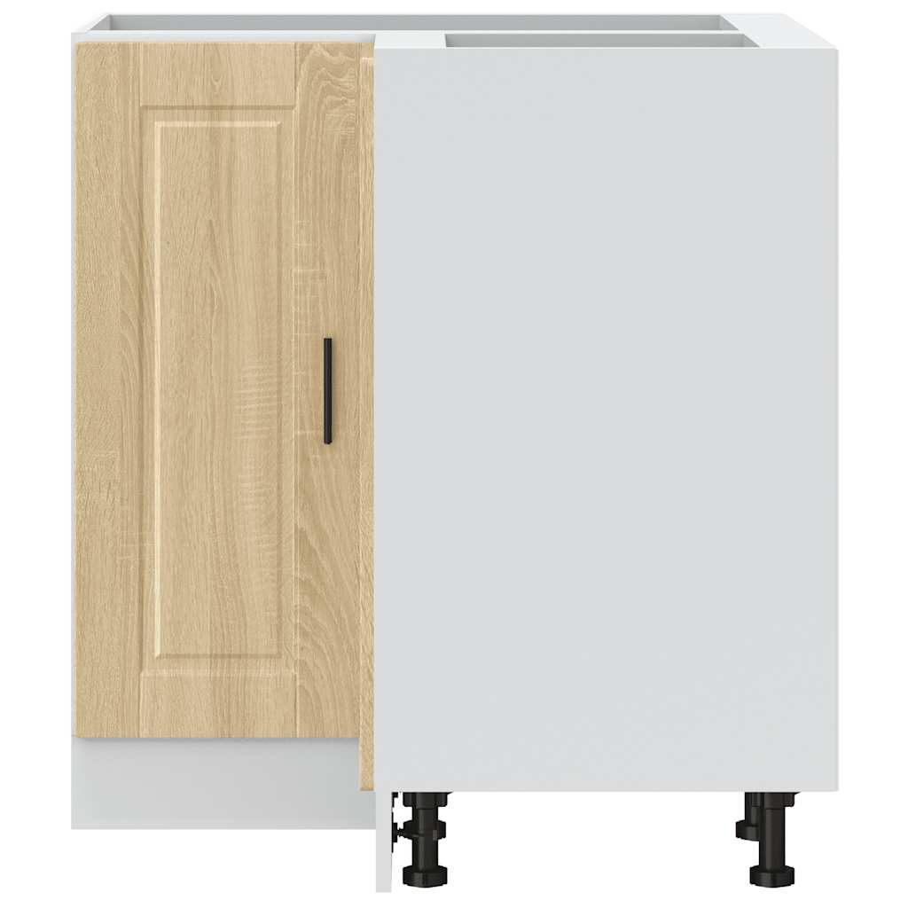 vidaXL Γωνιακό ντουλάπι βάσης κουζίνας Porto Sonoma Δρυς Επεξ. Ξύλο
