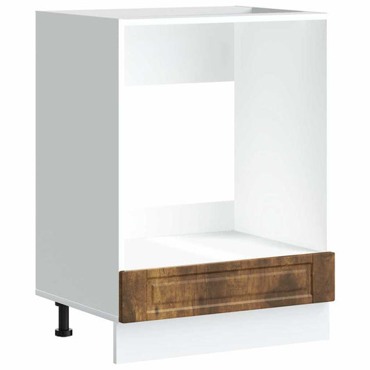 vidaXL Ντουλάπι φούρνου Porto Καπνιστή Δρυς Επεξεργασμένο ξύλο