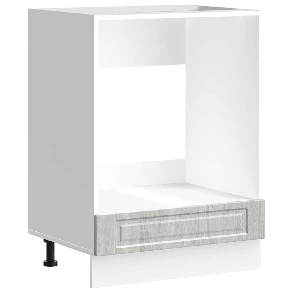 vidaXL Ντουλάπι φούρνου Porto Γκρι Sonoma Επεξεργασμένο ξύλο