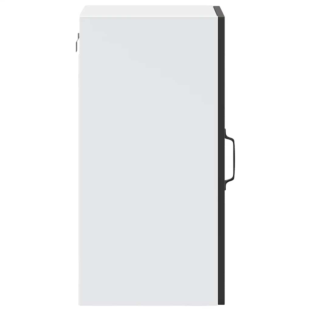 vidaXL Ντουλάπι τοίχου κουζίνας με γυάλινη πόρτα Porto Μαύρο