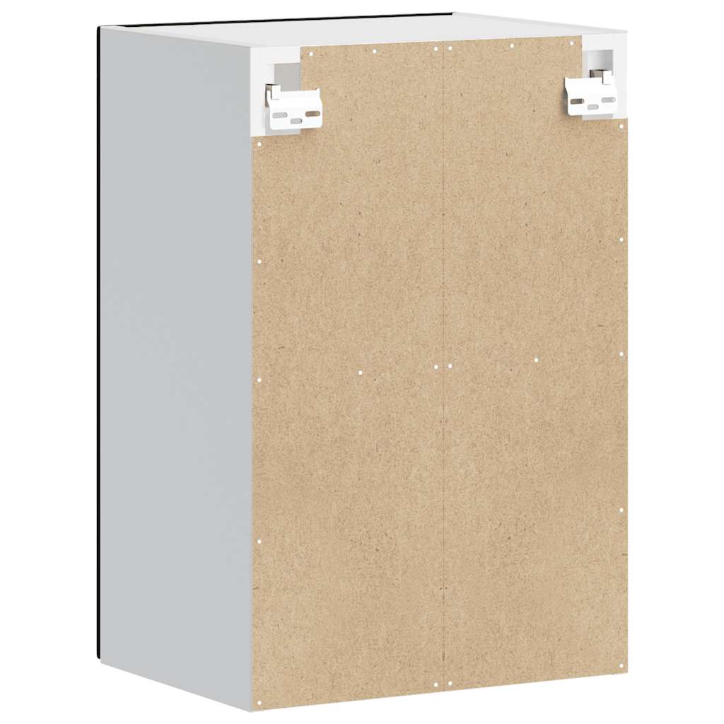 vidaXL Ντουλάπι τοίχου κουζίνας με γυάλινη πόρτα Porto Μαύρο