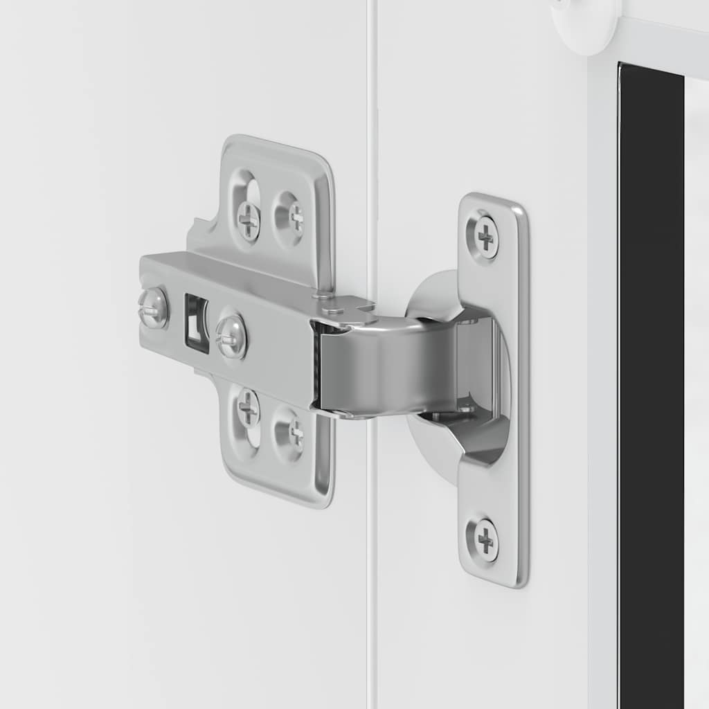 vidaXL Ντουλάπι τοίχου κουζίνας με γυάλινη πόρτα Porto Μαύρο