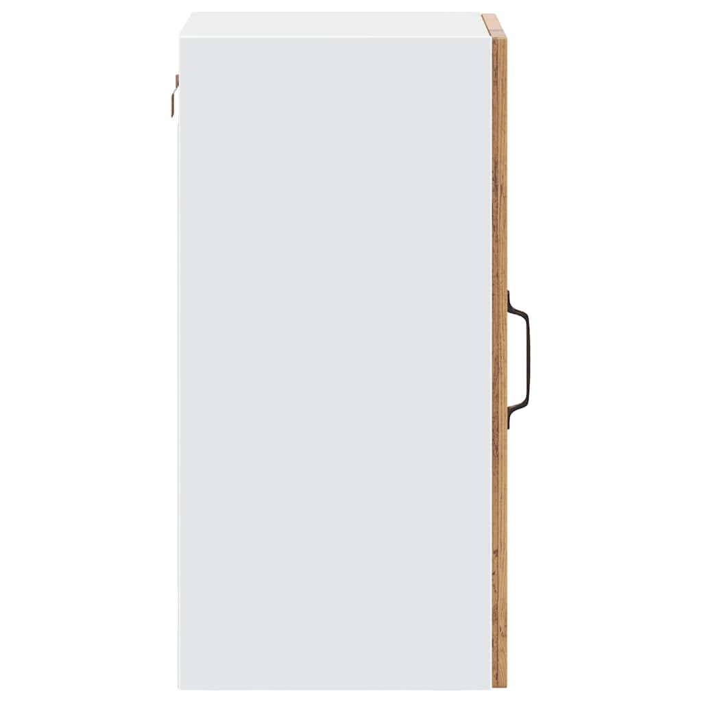 vidaXL Ντουλάπι τοίχου κουζίνας με γυάλινη πόρτα Porto Παλιό ξύλο