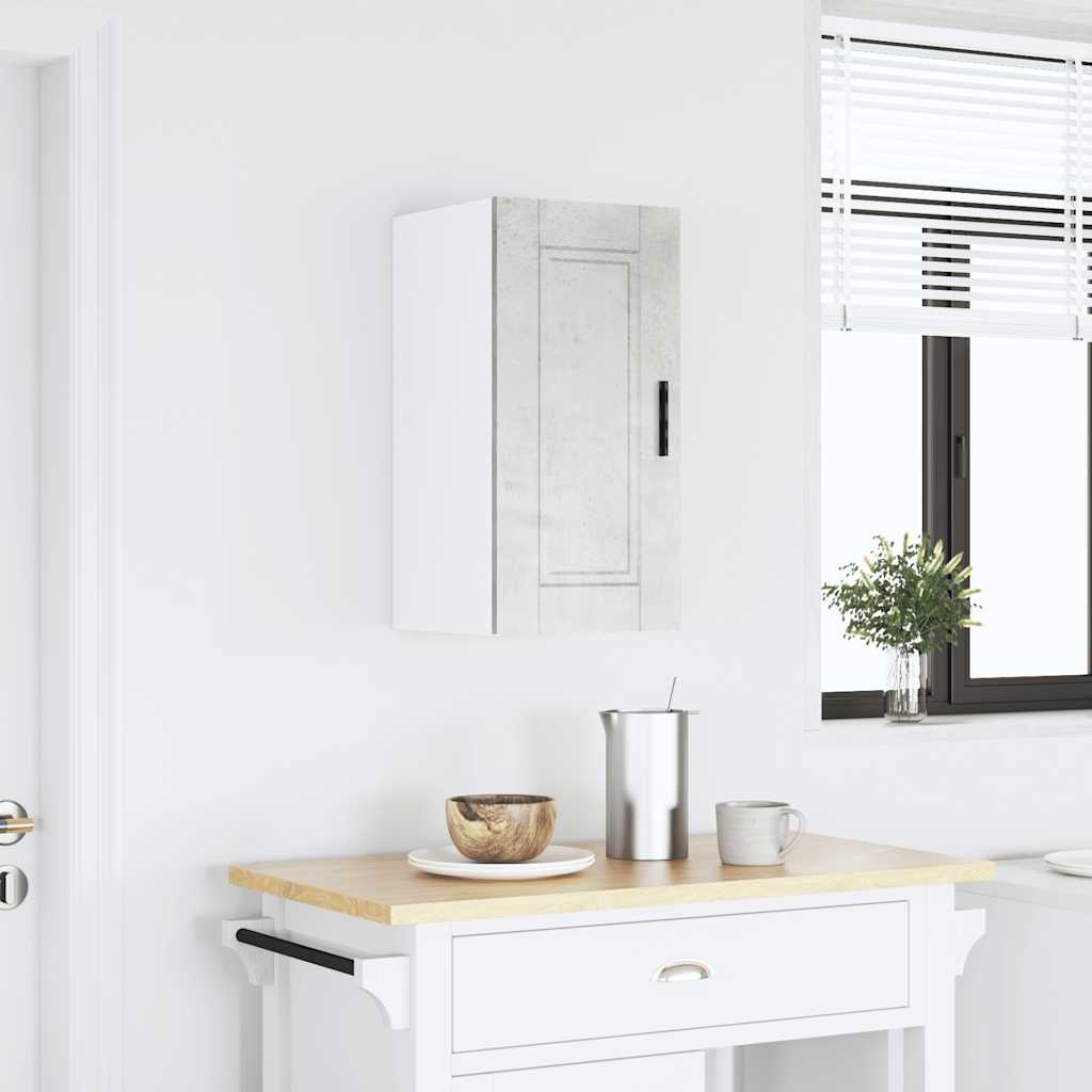 vidaXL ντουλάπι τοίχου κουζίνας "Porto" Σκυρόδεμα Γκρι