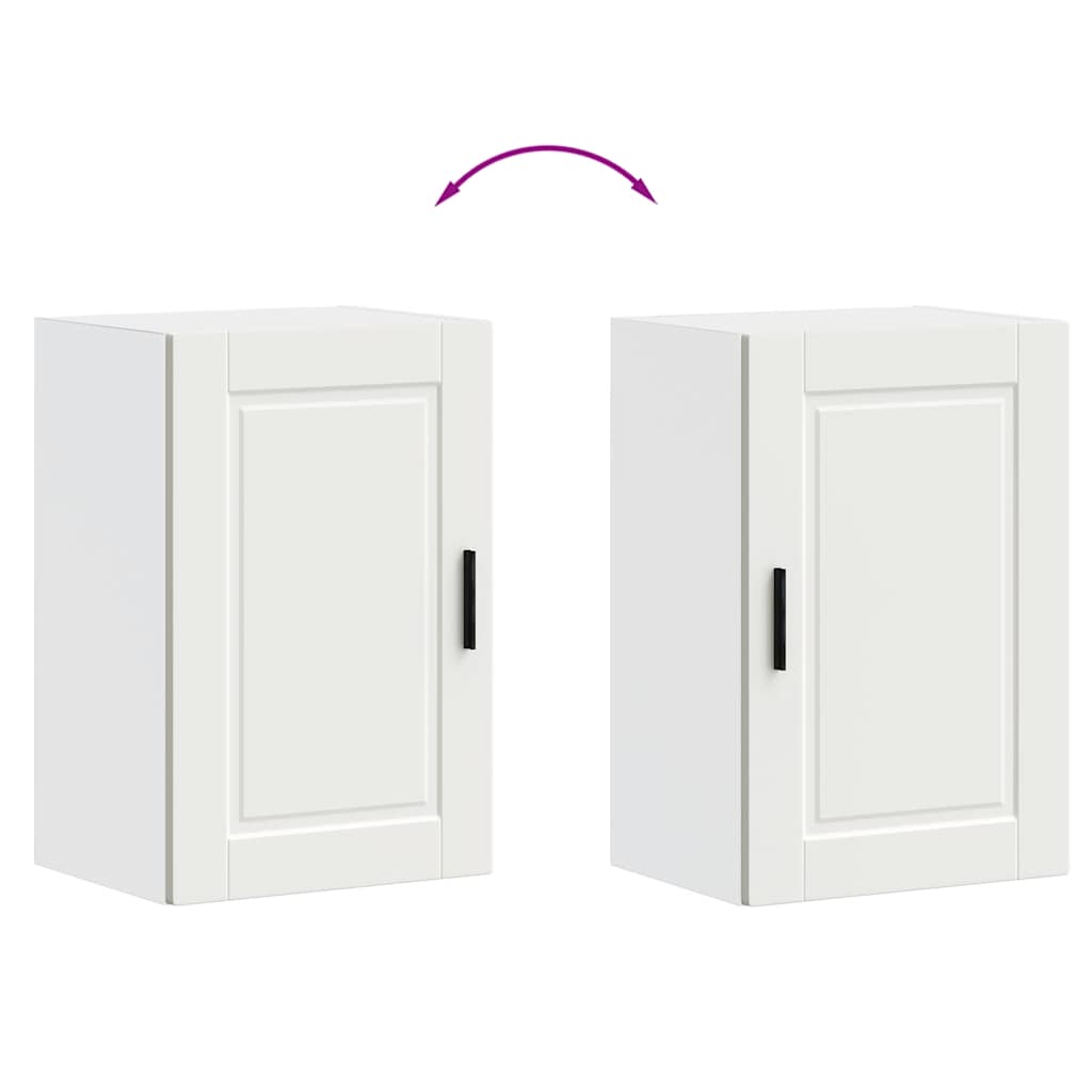 vidaXL ντουλάπι τοίχου κουζίνας "Porto" Λευκό κατασκευασμένο ξύλο