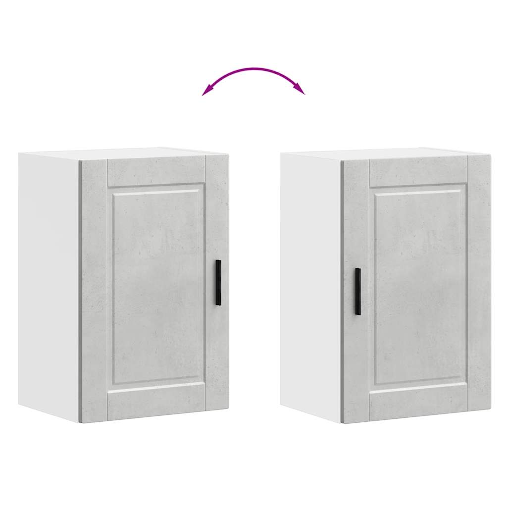 vidaXL ντουλάπι τοίχου κουζίνας "Porto" Σκυρόδεμα Γκρι