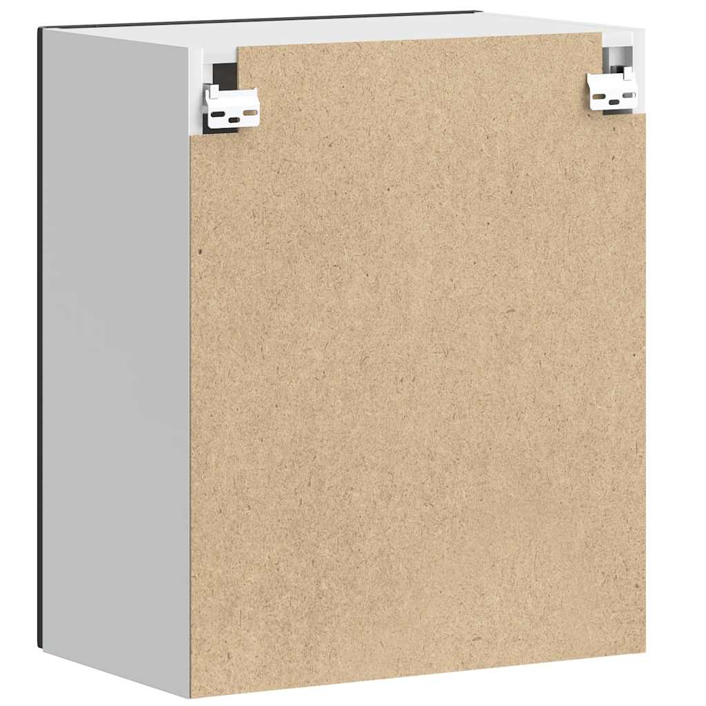 vidaXL ντουλάπια τοίχου κουζίνας 2 τεμάχια "Porto" Μαύρο