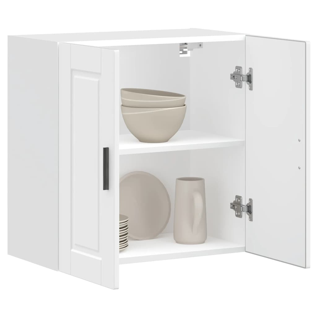 vidaXL ντουλάπι τοίχου κουζίνας "Porto" Λευκό κατασκευασμένο ξύλο