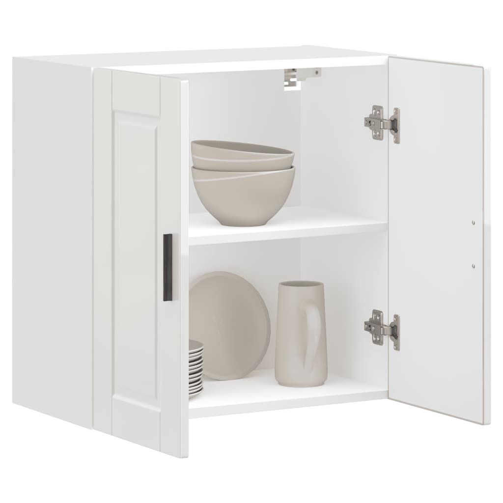 vidaXL ντουλάπι τοίχου κουζίνας "Porto" Υψηλή στιλπνότητα λευκό
