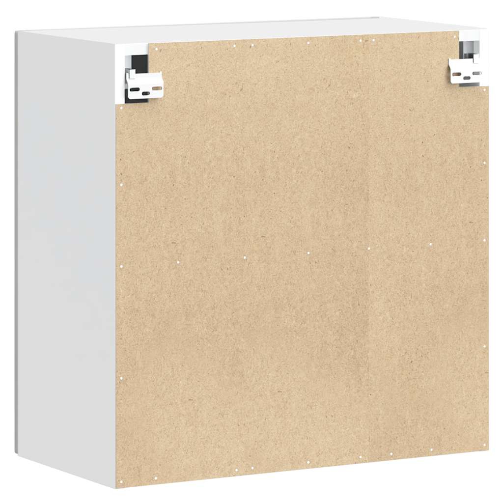 vidaXL ντουλάπι τοίχου κουζίνας "Porto" Υψηλή στιλπνότητα λευκό