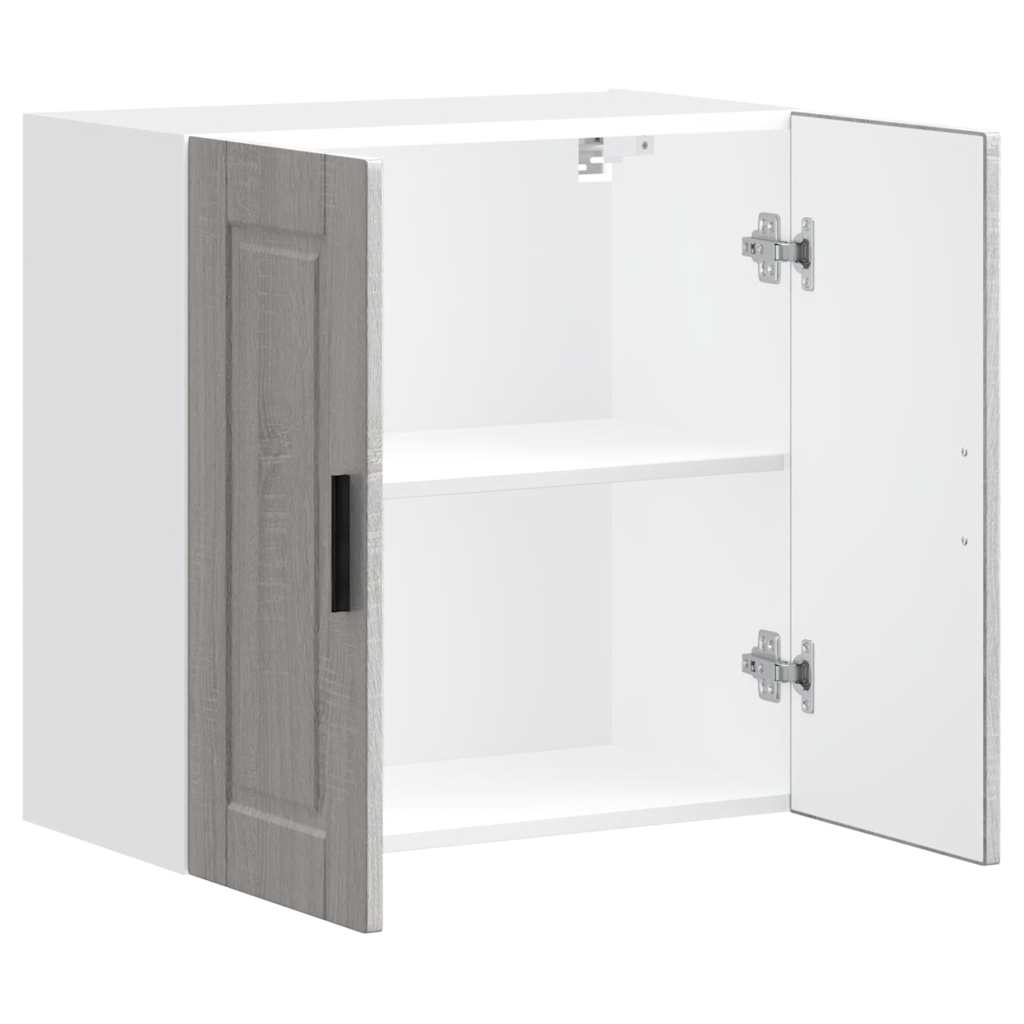 vidaXL Ντουλάπι τοίχου κουζίνας "Porto" Γκρι Sonoma