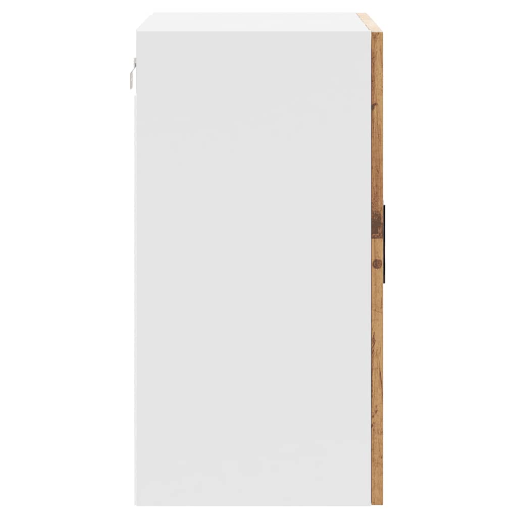 vidaXL ντουλάπι τοίχου κουζίνας "Porto" Παλιό ξύλο μηχανουργικό ξύλο