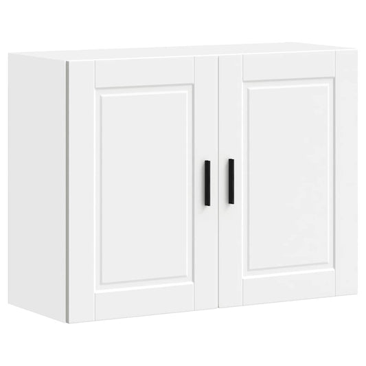 vidaXL ντουλάπι τοίχου κουζίνας "Porto" Λευκό κατασκευασμένο ξύλο