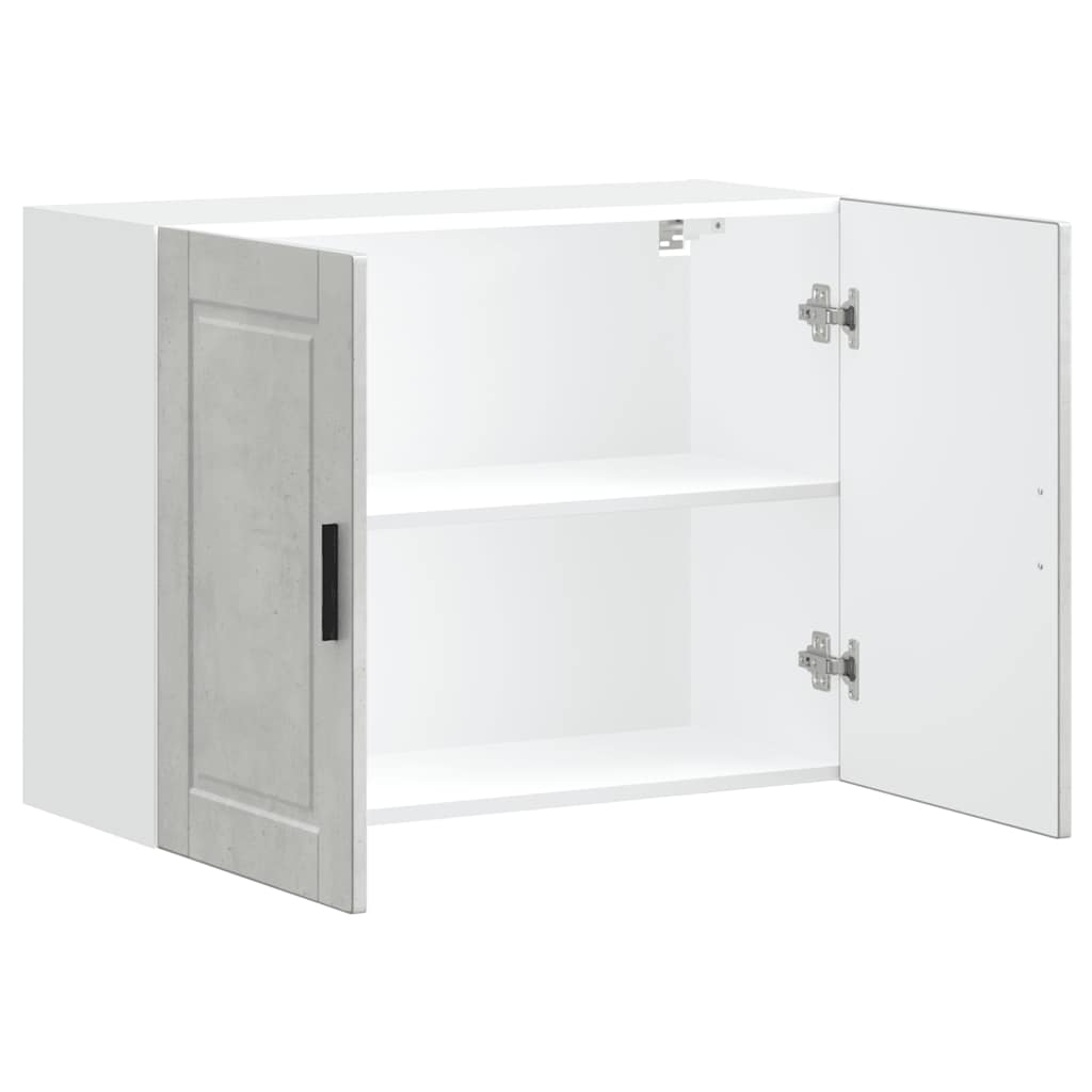 vidaXL ντουλάπι τοίχου κουζίνας "Porto" Σκυρόδεμα Γκρι