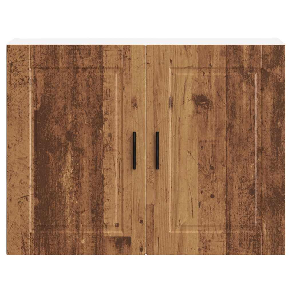 vidaXL ντουλάπι τοίχου κουζίνας "Porto" Παλιό ξύλο μηχανουργικό ξύλο