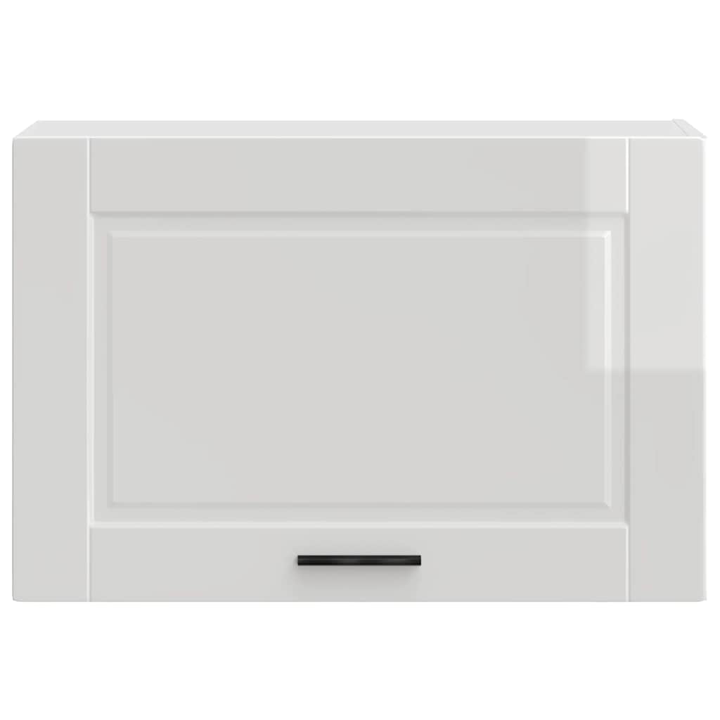 vidaXL ντουλάπι τοίχου κουζίνας "Porto" Υψηλή στιλπνότητα λευκό