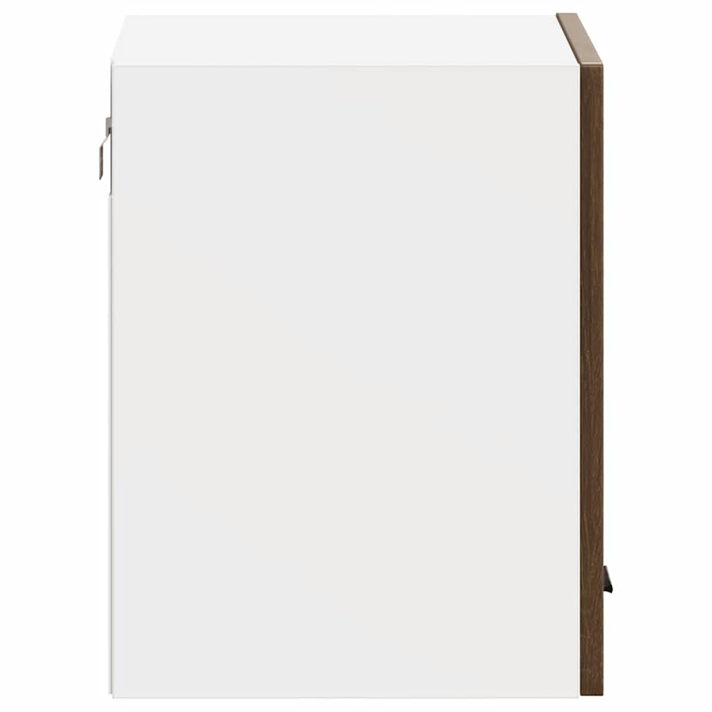 vidaXL ντουλάπι τοίχου κουζίνας "Porto" Καφέ δρυς καπλαμά Ξύλο