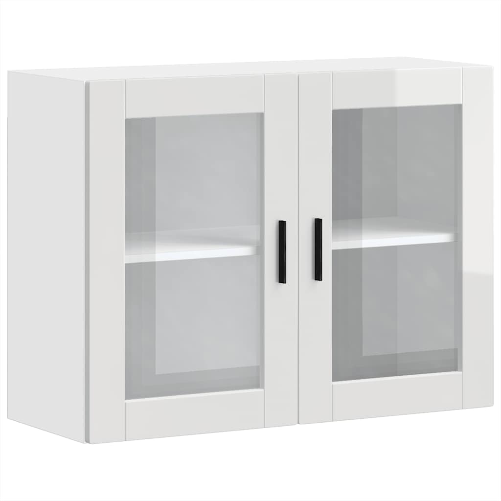 vidaXL Ντουλάπι τοίχου κουζίνας γυάλινη πόρτα Porto