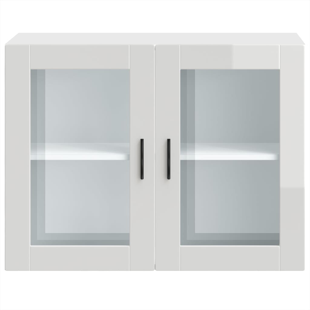 vidaXL Ντουλάπι τοίχου κουζίνας γυάλινη πόρτα Porto