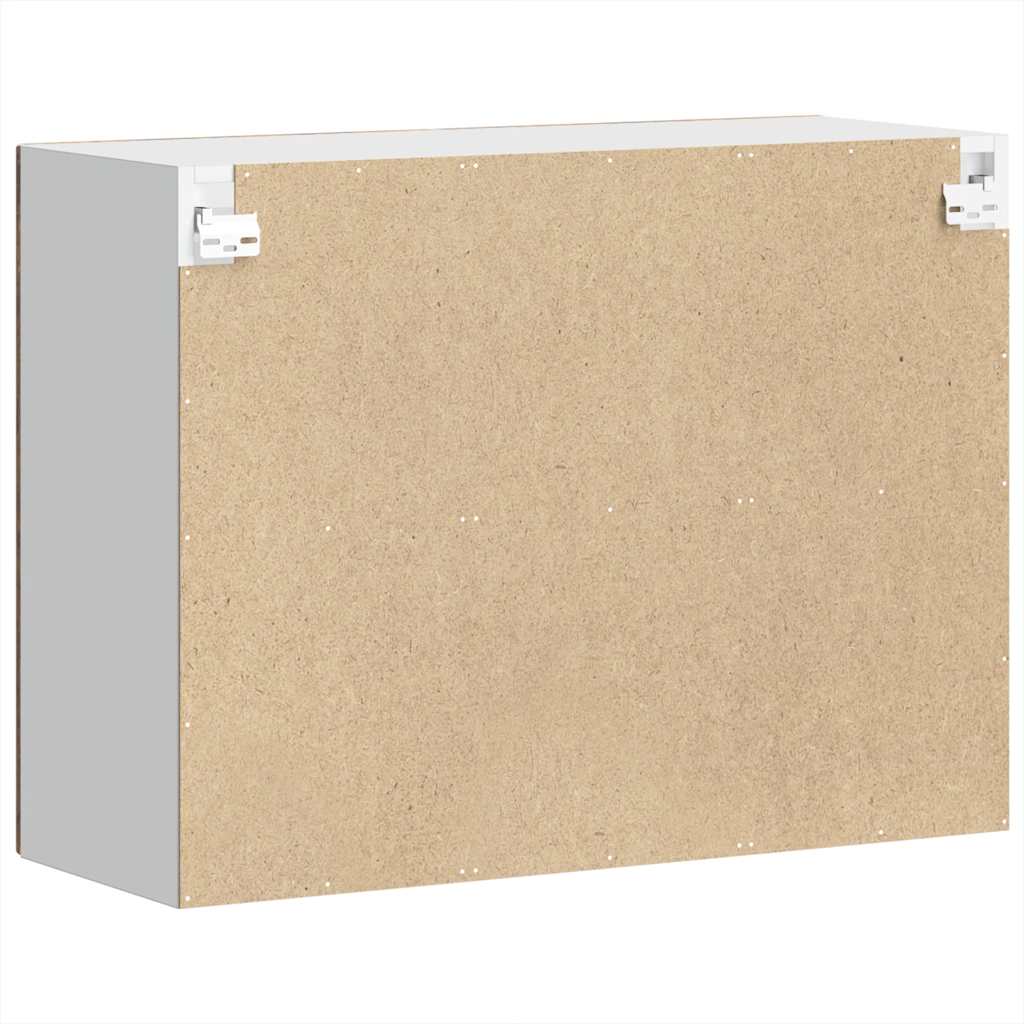 vidaXL Ντουλάπι τοίχου κουζίνας με γυάλινη πόρτα Porto Παλιό ξύλο