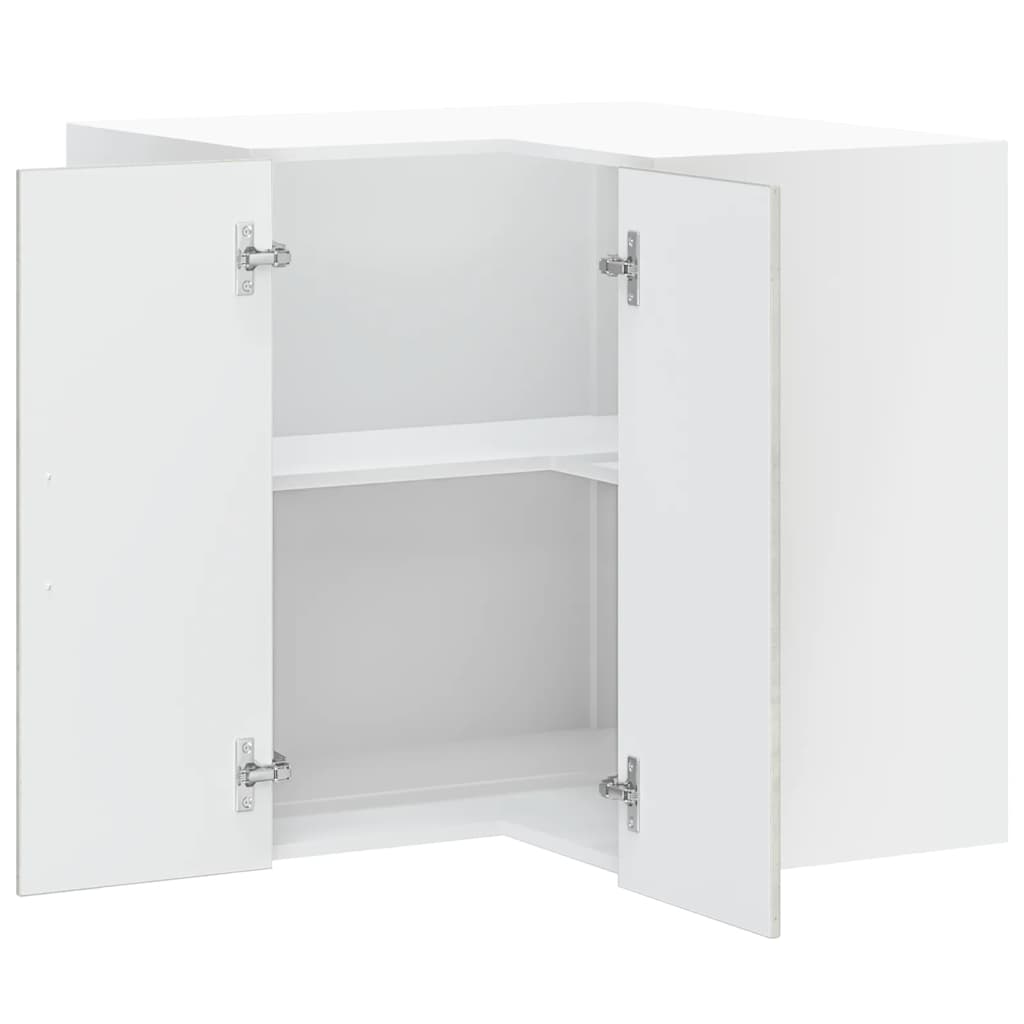 vidaXL Γωνιακό ντουλάπι τοίχου κουζίνας Porto Γκρι Σκυροδέματος