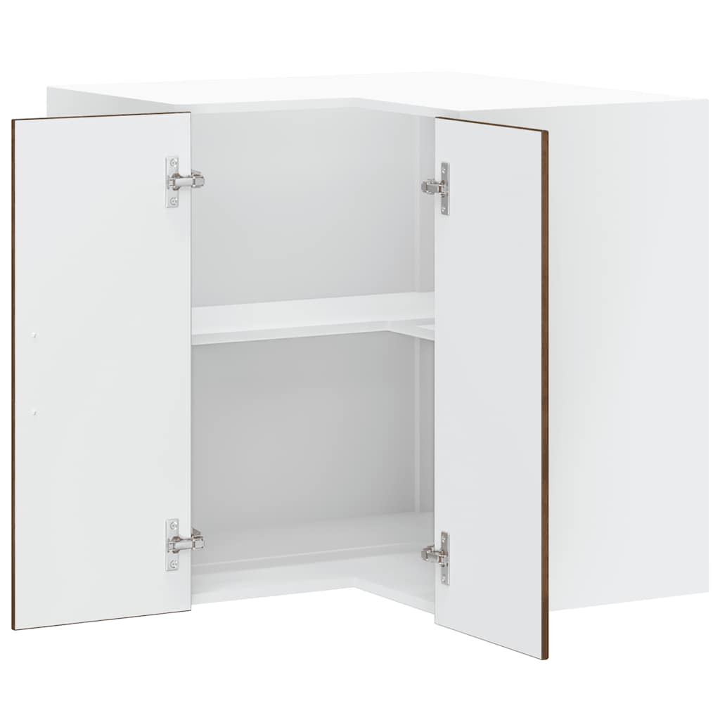 vidaXL Γωνιακό ντουλάπι τοίχου κουζίνας Porto Καπνιστή Δρυς Επεξ. Ξύλο