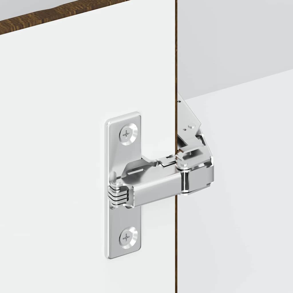 vidaXL Γωνιακό ντουλάπι τοίχου κουζίνας Porto Καφέ Δρυς Επεξ. Ξύλο