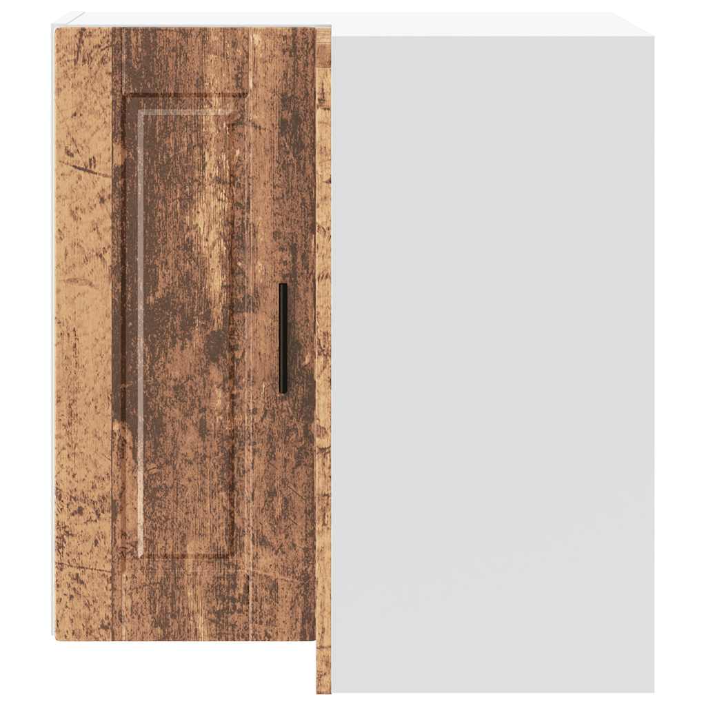 vidaXL Γωνιακό ντουλάπι τοίχου κουζίνας Porto Παλαιού Ξύλου Επεξ. Ξύλο