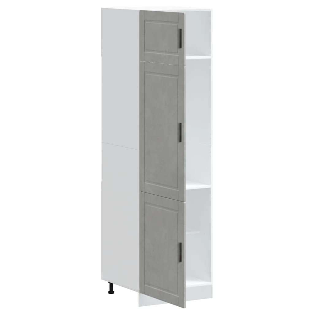 vidaXL Ντουλάπι κουζίνας Porto Γκρι Σκυροδέματος Επεξεργασμένο Ξύλο