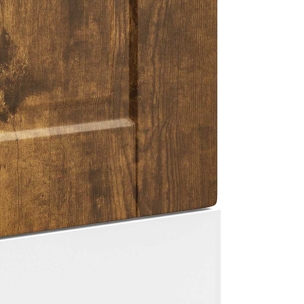 vidaXL Πίνακας πλυντηρίου πιάτων Porto Καπνιστή δρυς 45x1,5x67 cm