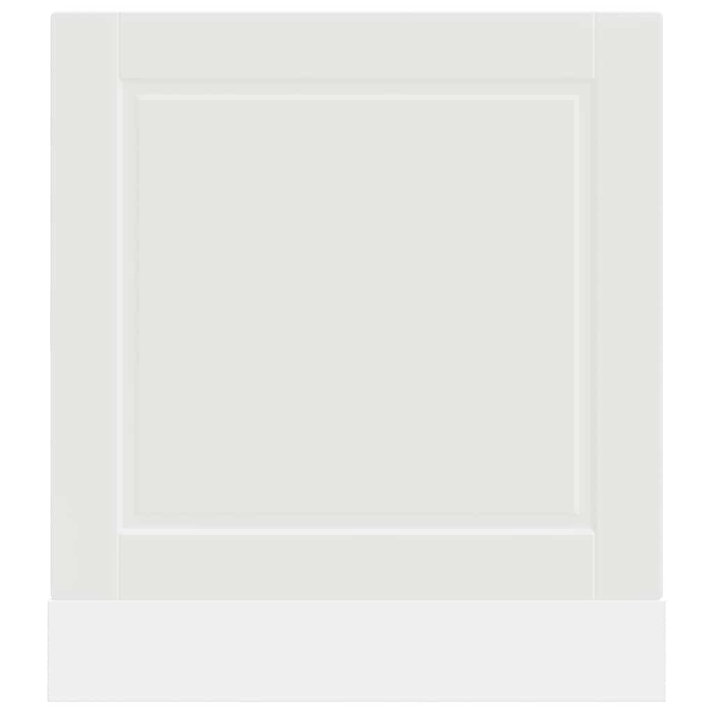 vidaXL Πίνακας πλυντηρίου πιάτων Porto Λευκό 60x1,5x67 εκ. Επεξ. Ξύλο